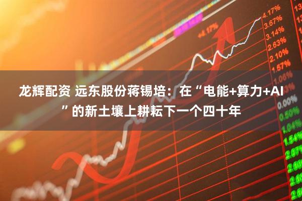龙辉配资 远东股份蒋锡培：在“电能+算力+AI”的新土壤上耕耘下一个四十年